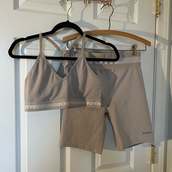 Kith Pants - Kith Tan Workout Set